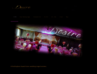 desireweddingstages.co.uk screenshot