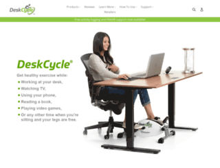 desk-cycle.com screenshot