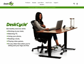 deskcycle.com screenshot