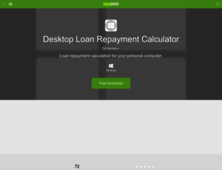 desktop-loan-repayment-calculator.apponic.com screenshot