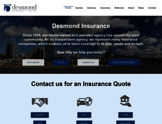 desmondinsurance.com screenshot