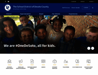 desotoschools.com screenshot