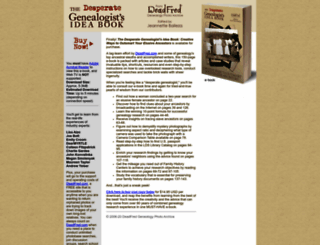 desperategenealogist.com screenshot