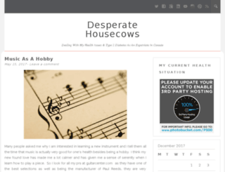 desperatehousecows.com screenshot