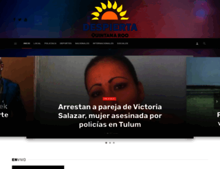 despiertaquintanaroonoticias.com.mx screenshot