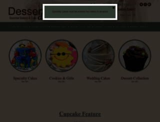 dessertdelibakery.com screenshot