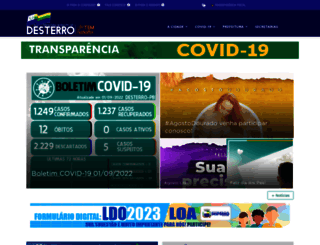 desterro.pb.gov.br screenshot
