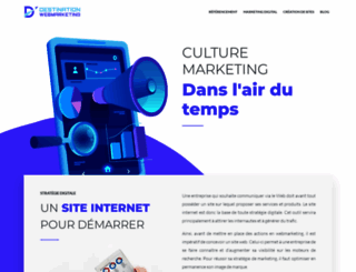 destination-webmarketing.fr screenshot