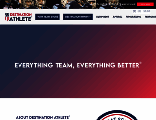 destinationathlete.com screenshot