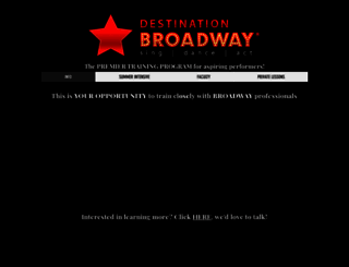 destinationbroadway.org screenshot