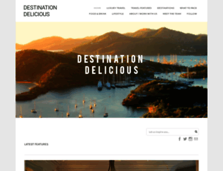 destinationdelicious.com screenshot