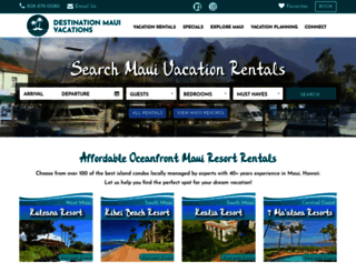 destinationmauivacations.com screenshot