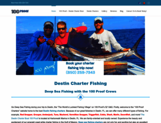 destincharterfishing.org screenshot