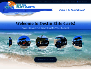 destinelitecarts.com screenshot