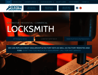 destinlocksmithing.com screenshot