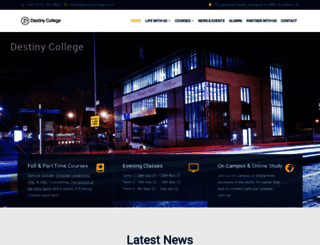 destiny-college.com screenshot