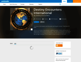 destinyencounters.podomatic.com screenshot
