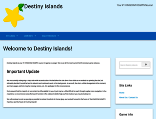 destinyislands.com screenshot