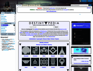 destinypedia.com screenshot