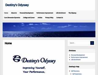 destinysodyssey.com screenshot