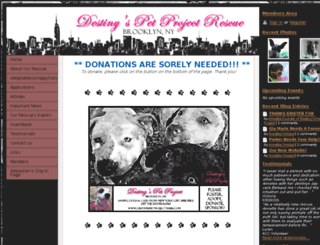 destinyspetproject.webs.com screenshot