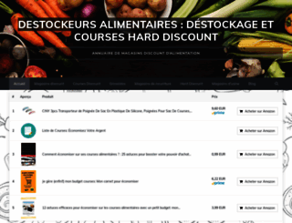 destockeurs-alimentaires.fr screenshot