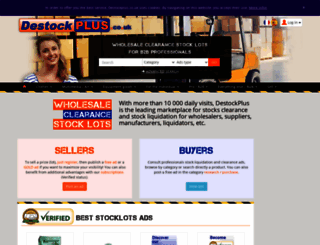 destockplus.co.uk screenshot