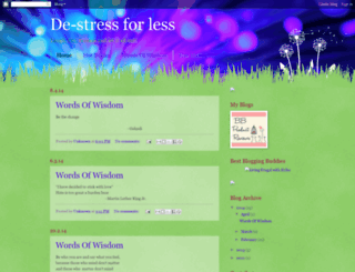 destressforless.blogspot.com screenshot