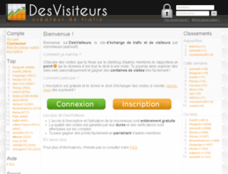 desvisiteurs.com screenshot