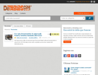 detablas.com screenshot
