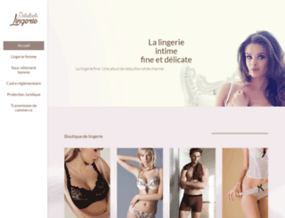 detaillants-lingerie.com screenshot