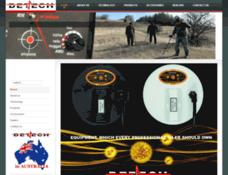 detech-metaldetectors.com screenshot