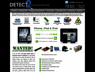 detect2.co.uk screenshot