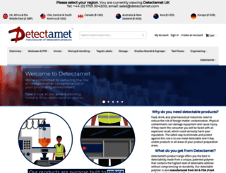 detectamet.co.uk screenshot