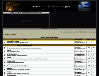 detecteur-de-metaux.pro screenshot