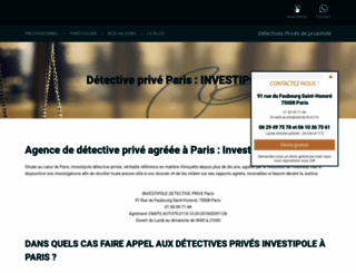 detective-paris-idf.fr screenshot