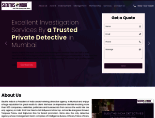 detectiveagencyinmumbai.com screenshot