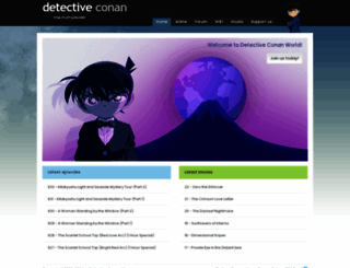detectiveconanworld.com screenshot