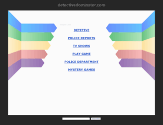 detectivedominator.com screenshot