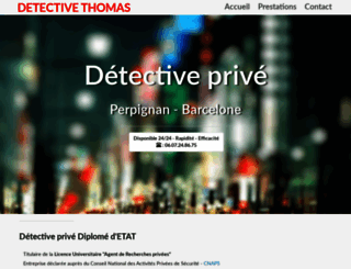 detectivethomas.fr screenshot