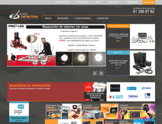 detectores-industriales.com screenshot