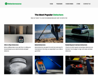 detectorsaurus.co.uk screenshot