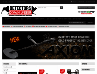 detectorsdownunder.com screenshot