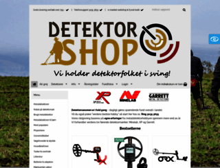 detektorshop.dk screenshot