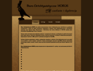 detektyw-horus.pl screenshot