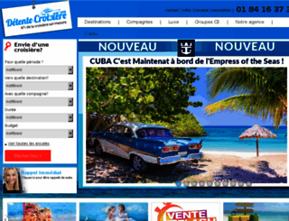 detente-croisiere.com screenshot