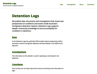 detentionlogs.com.au screenshot