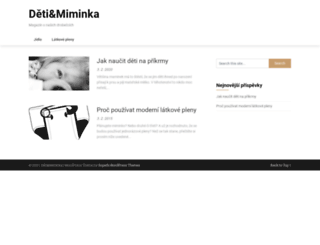 detiamiminka.cz screenshot
