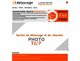 detourage-express.com screenshot