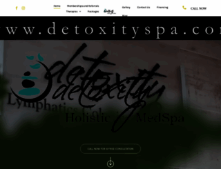 detoxityspa.com screenshot